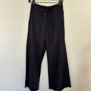 Vince 100% Silk belted Pants Wide Leg dress Style Size XS